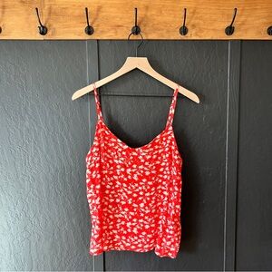 En Creme Floral Camisole Tank Top